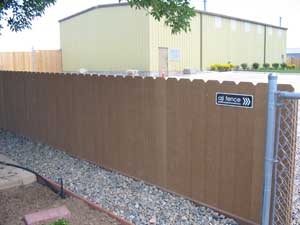 Commercial Wood Fence